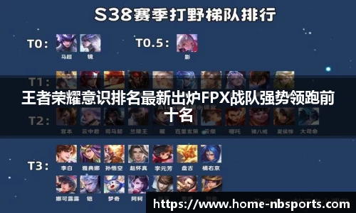 王者荣耀意识排名最新出炉FPX战队强势领跑前十名